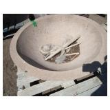 Basin - Planter? Water Feature?, 37"D x 12"H