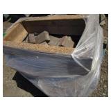 Mixed Lot Hardscape, Largest  36" x 18" x 6-1/2"