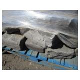 Mixed Lot Hardscape, Largest  36" x 18" x 6-1/2"