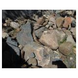 Fieldstone Boulders 6"-18", One Random Skidloader Bucket Full