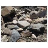 Fieldstone Boulders 6"-18", One Random Skidloader Bucket Full