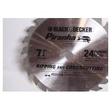 Assorted Power Tool Blades and Hand Tool Collection