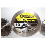 Assorted Power Tool Blades and Hand Tool Collection