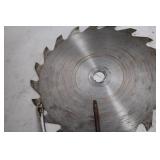 Assorted Power Tool Blades and Hand Tool Collection