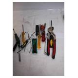 Assorted Power Tool Blades and Hand Tool Collection