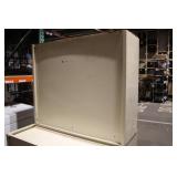 Used Office Glass Door Cabinet with Metal Frame