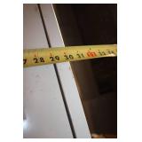 Metal Storage Cabinet with Glass Doors