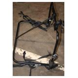 Black Adjustable Roof Rack Frame with Straps