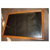 Large Butternut Framed Mirror from White Furn Co.