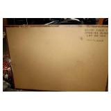 Large Butternut Framed Mirror from White Furn Co.