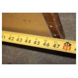 Large Butternut Framed Mirror from White Furn Co.