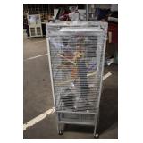 Large Bird Cage with Accessories on Wheels