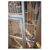 Large Bird Cage with Accessories on Wheels