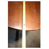 Wooden Dining Table with Drop Leaf, 59 Inches