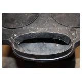 Vintage Cast Iron Wood Burning Stove with 4 Burners