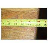 White Clad Wooden Icebox with Single Door