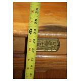 White Clad Wooden Icebox with Single Door