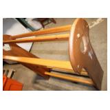 Wooden Quilting Rack with Natural Finish