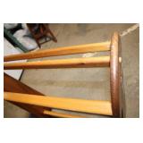 Wooden Quilting Rack with Natural Finish