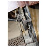 Antique Treadle Sewing Machine with Wooden Cabinet