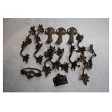 Lot of Ornate Vintage Drawer Handles and Pulls