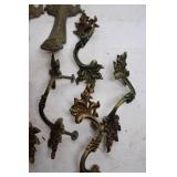 Lot of Ornate Vintage Drawer Handles and Pulls