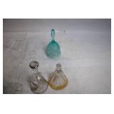 Collection of 7 Vintage Glass Handbells