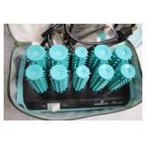 Vintage Clairol Electric Hair Rollers with Case and Pins