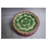 Set of Majolica-Style Vintage Plates and Bowls