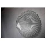 Set of 6 Vintage Shell-Shaped Glass Dishes