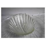 Set of 6 Vintage Shell-Shaped Glass Dishes