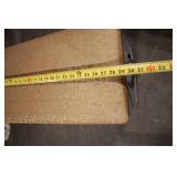 Vintage Restored Aluminum Cooler with Padded Lid