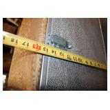 Vintage Restored Aluminum Cooler with Padded Lid