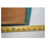 Erik Gonniky Landscape Oil Painting with Teal Frame