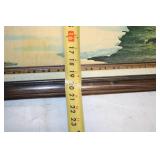 Winter Landscape Painting by Robert Moares in Wooden Frame