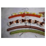 Set of 10 Crochet-Covered Clothes Hangers
