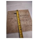 Decorative Wall Tile with Inspirational Quote
