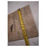 Decorative Wall Tile with Inspirational Quote