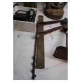 Collection of Vintage Tools and Equipment including Dwell Meter