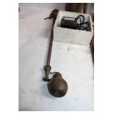 Collection of Vintage Tools and Equipment including Dwell Meter