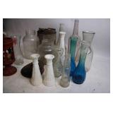 Collection of Vintage and Antique Bottles and Decorative Items