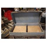 Vintage Wooden Trunk with Metal Accents