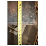 Vintage Wooden Trunk with Metal Accents