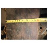 Vintage Wooden Trunk with Metal Accents