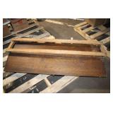 Set of 9 Vintage Wooden Panels with Rich Grain