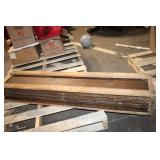 Set of 9 Vintage Wooden Panels with Rich Grain