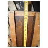 Set of 9 Vintage Wooden Panels with Rich Grain