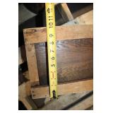 Set of 9 Vintage Wooden Panels with Rich Grain