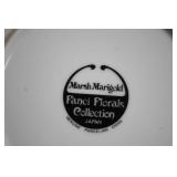 Set of 6 Vintage Marsh Marigold Porcelain China Plates