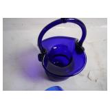 Collection of Assorted Glass Vases, Pitcher, Bells, and Decorative Items